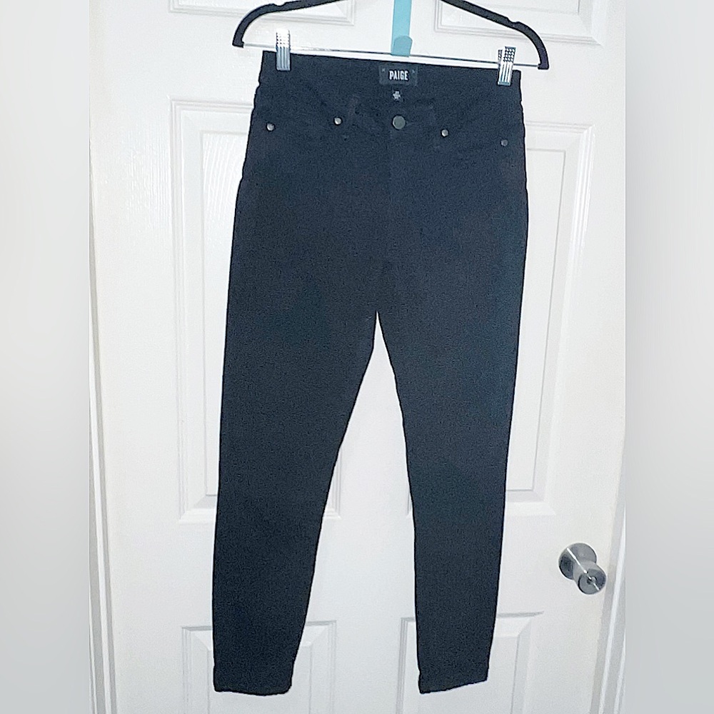 PAIGE Black Skinny Jeans Size 27
